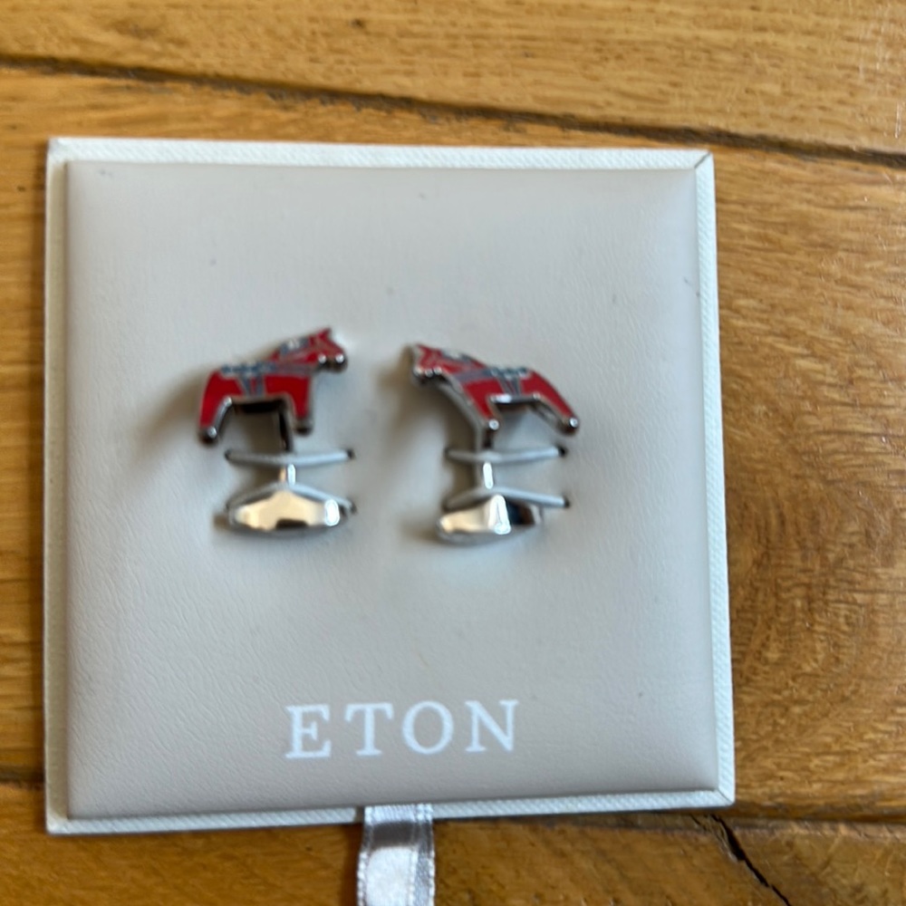 Eton cuff link unisex (horse)